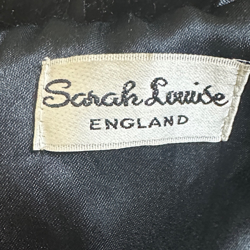 Sarah Louise Black Faux Fur With Bows Girls Coat - Picture 2 of 5